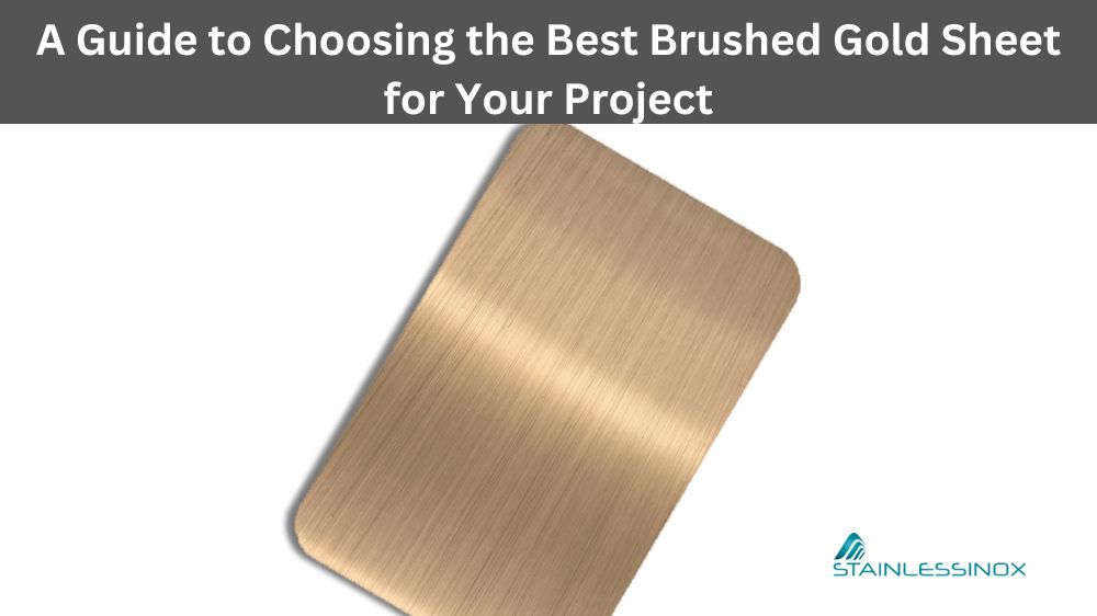 Brushed Gold Sheet