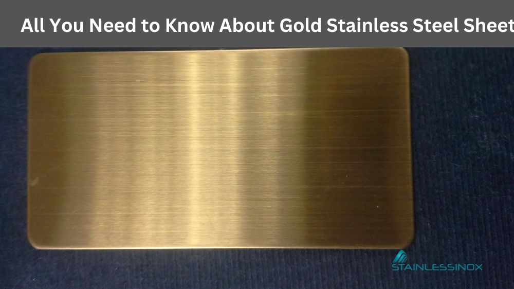 Gold Stainless Steel Sheet