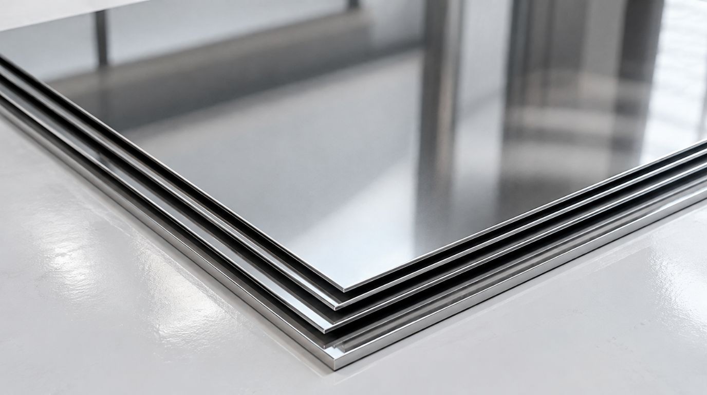 Mirror-Polished Stainless Steel Sheets